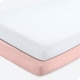 preview thumbnail 29 of 58, Bare Home Solid Ultra-Soft Crib Fitted Sheet Crib - 2 Pack - Pink Slipper/White