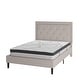 preview thumbnail 75 of 120, Tufted Platform Bed with 10in. Pocket Spring Mattress