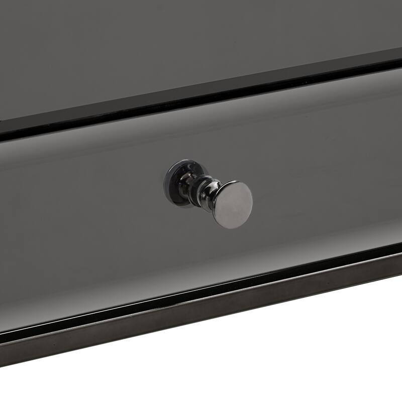 Camille Beveled Mirrored Accent 1-drawer Office Writing Desk by iNSPIRE Q Bold