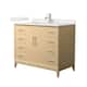 Option White Oak / Giotto Quartz Top / Brushed Nickel