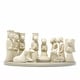 preview thumbnail 10 of 15, Handmade Nativity Soapstone Sculpture, 13-Piece Set (including Display Board)