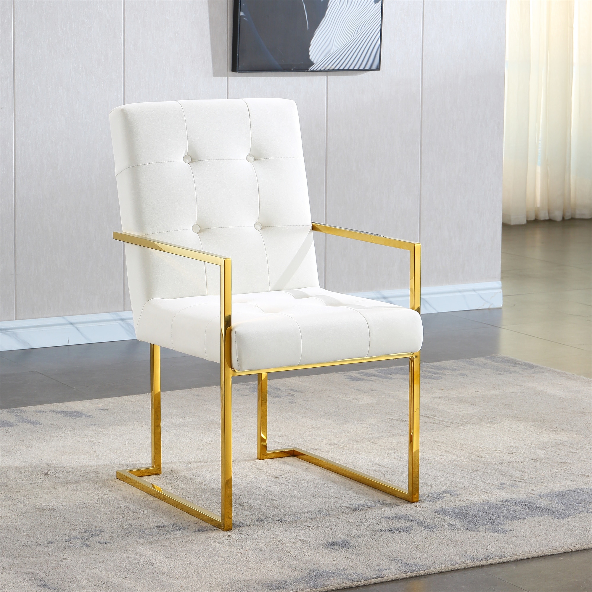 Silver velvet sales dining chairs