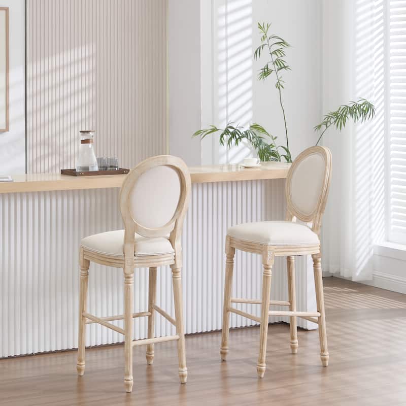 Upholstered Counter Height Chairs Side Chairs Set of 2