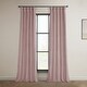 preview thumbnail 86 of 125, Exclusive Fabrics Heritage Plush Velvet Curtain (1 Panel) Ballet Pink - 50 X 108