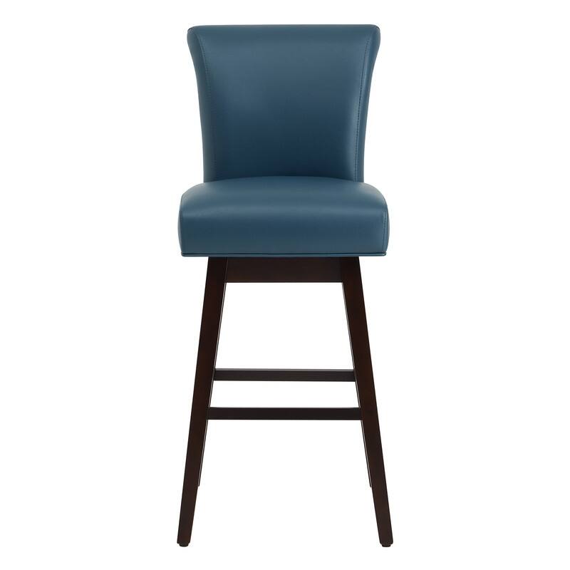 Spruce & Spring Noah Upholstered 26-inch Counter Height Swivel Barstool Set