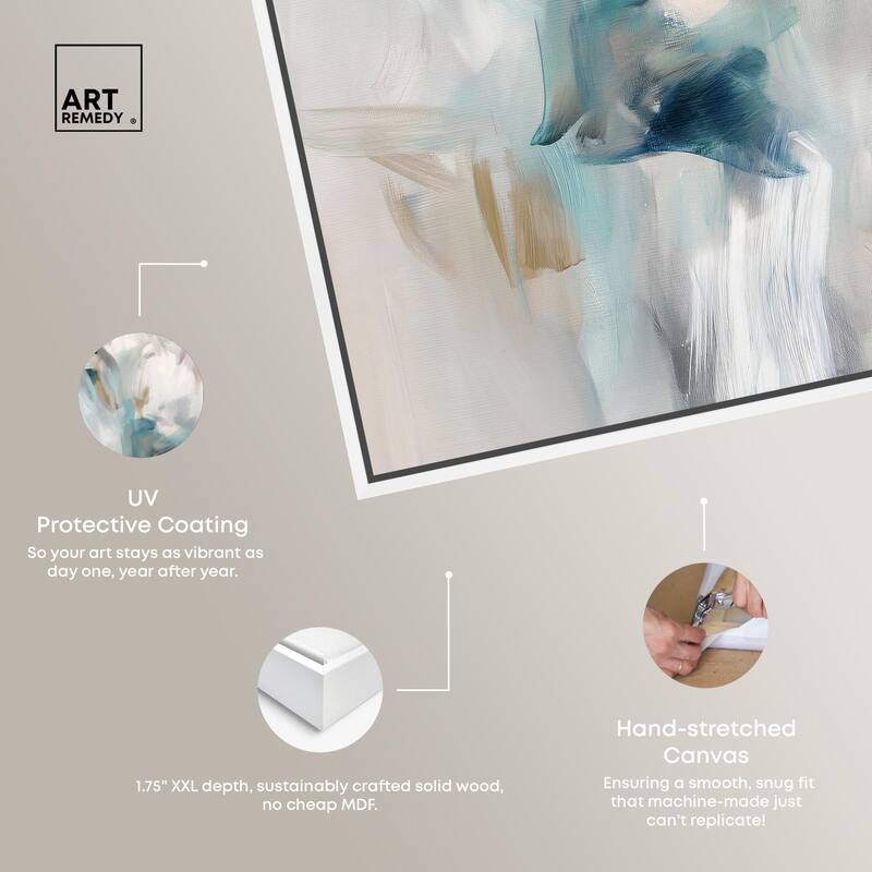 Whispering Colors III Canvas by Art Remedy