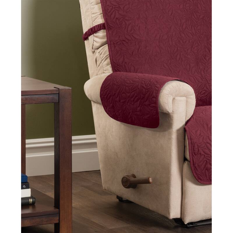 Belmont Leaf Secure Fit Recliner Furniture Cover Slipcover
