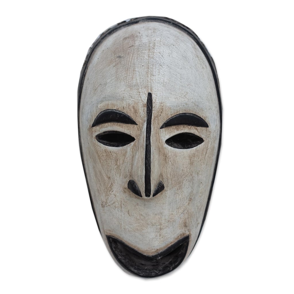Novica Handmade Afikpo African Wood Mask