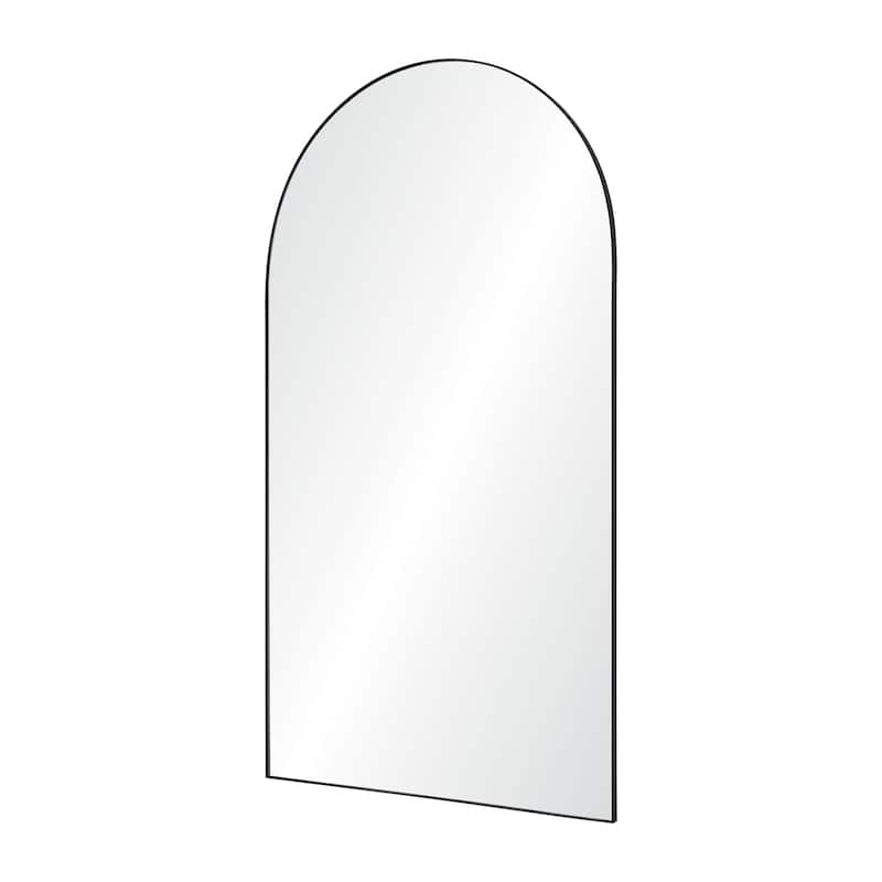 Renwil Farida 82" Tall Arch Full Length Mirror, Black