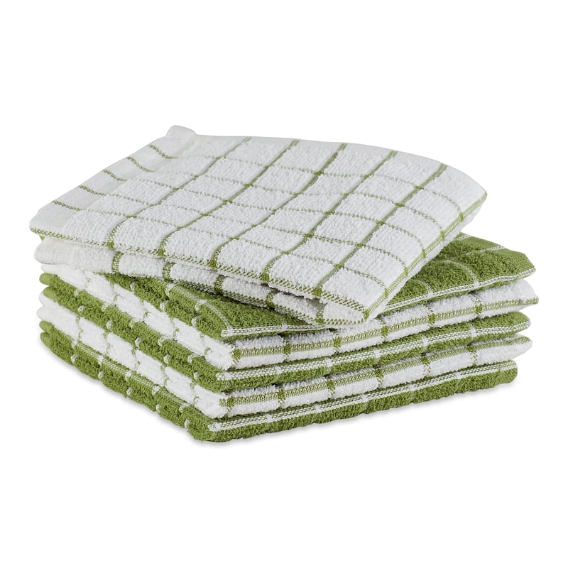 DII Artichoke Combo Windowpane Dishcloth (Set of 6)