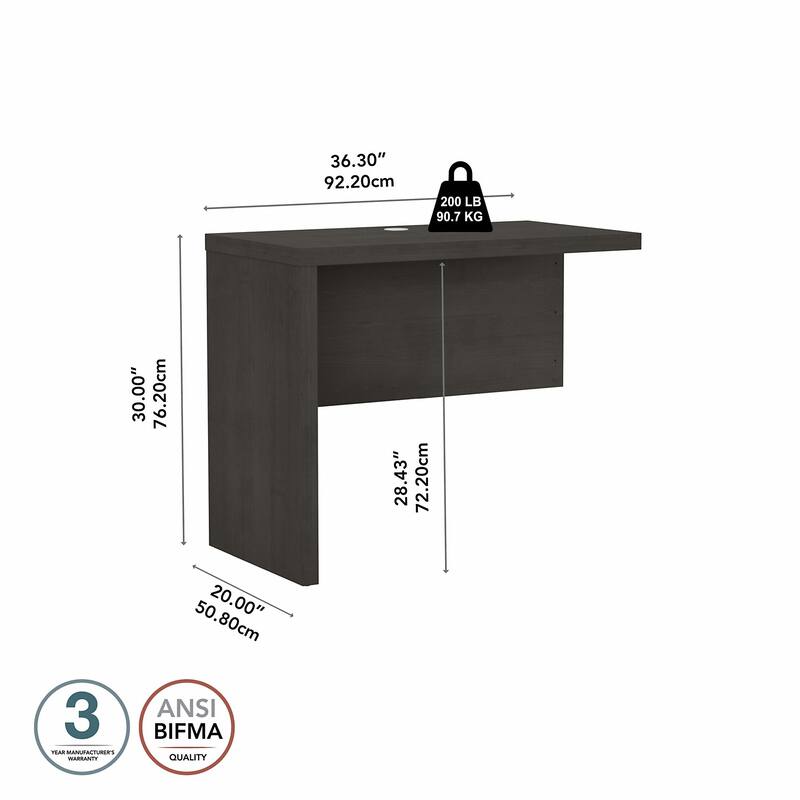 Echo 36W Desk Return by Bush Business Furniture