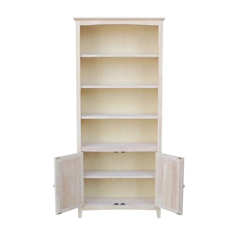 72-inch Shaker Bookcase