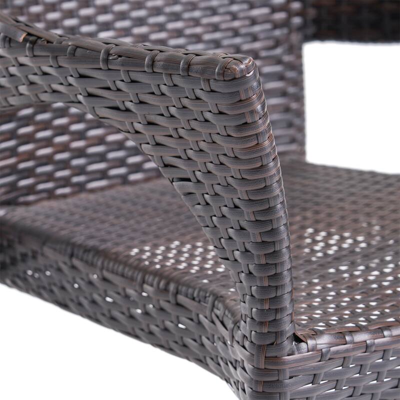 Grayson PE Wicker/ Aluminum/ Iron Outdoor 7-piece Dining Set by Christopher Knight Home