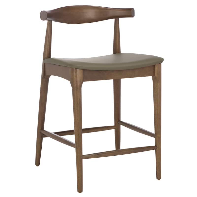 SAFAVIEH Home Elbow Counter Stool - 21"W x 21"D x 34"H