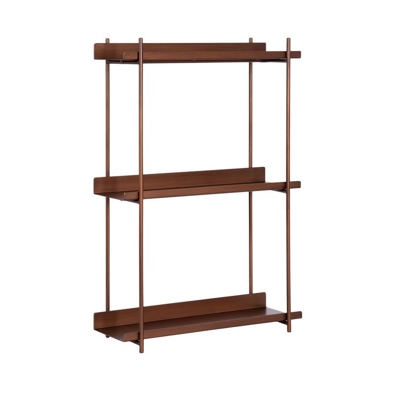 Kate and Laurel Dominic Tiered Wall Shelf