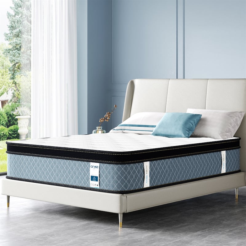 8" Cooling Medium Hybrid Memory Foam Mattress In a Box