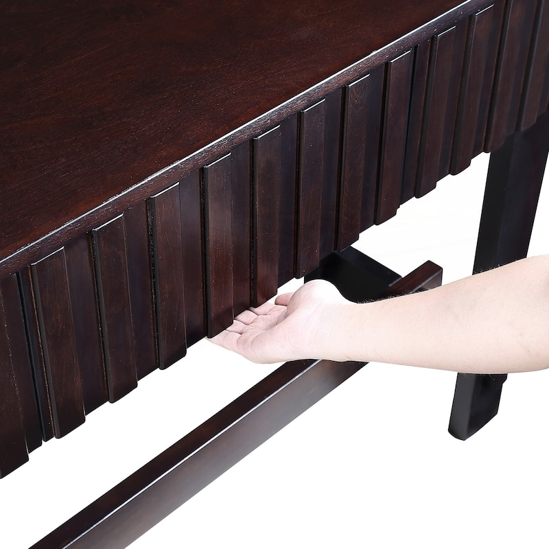 52 inch Sofa Table with Storage Drawers