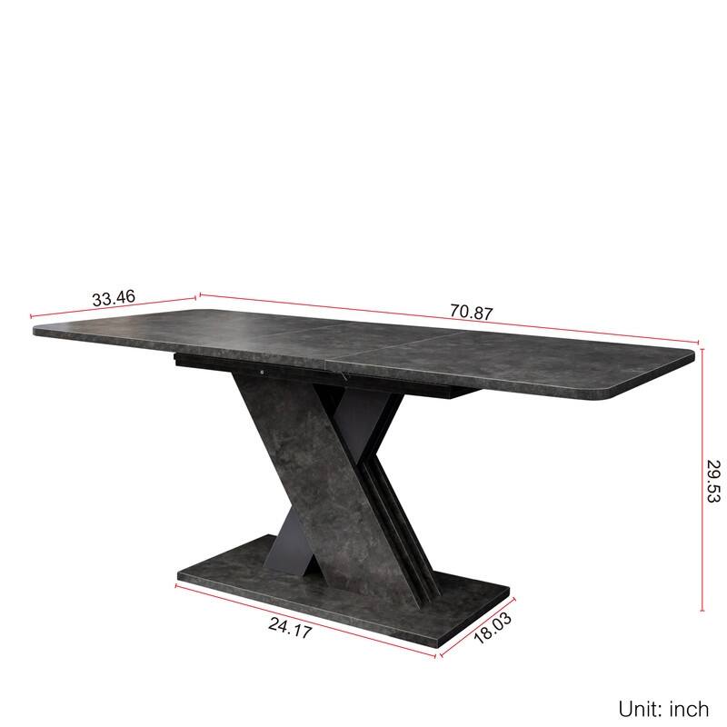 Stylish Design Traditional Extendable Console Table Dining Table
