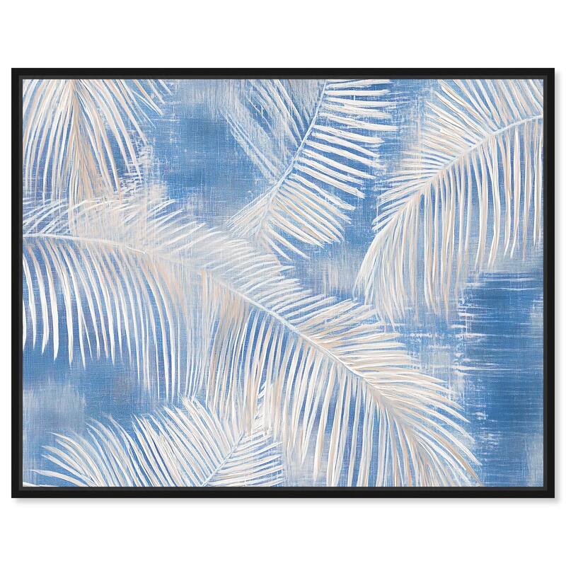 Sky Palm Silhouettes Canvas by Art Remedy - Black - 24" x 20"