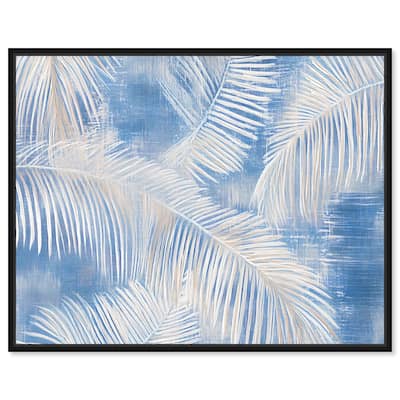 Sky Palm Silhouettes Canvas by Art Remedy