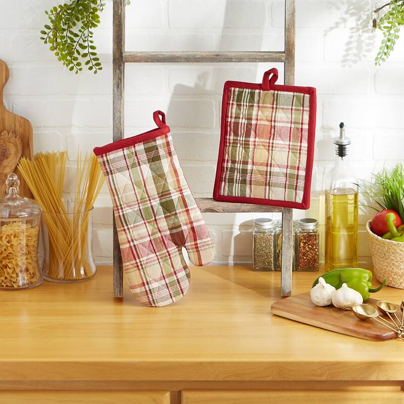 Oven Mitt & Potholder Set