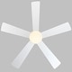 preview thumbnail 10 of 9, Kviflon 46" Low Profile Ceiling Fan with Light and Remote 3 Color Temperature Dimmiable LED,Powerful Airflow,DC Motor