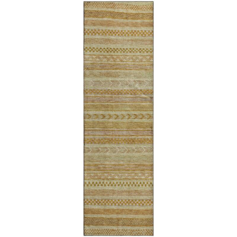 Premium Washable Super Soft Boho Stripes Mayfield Rug