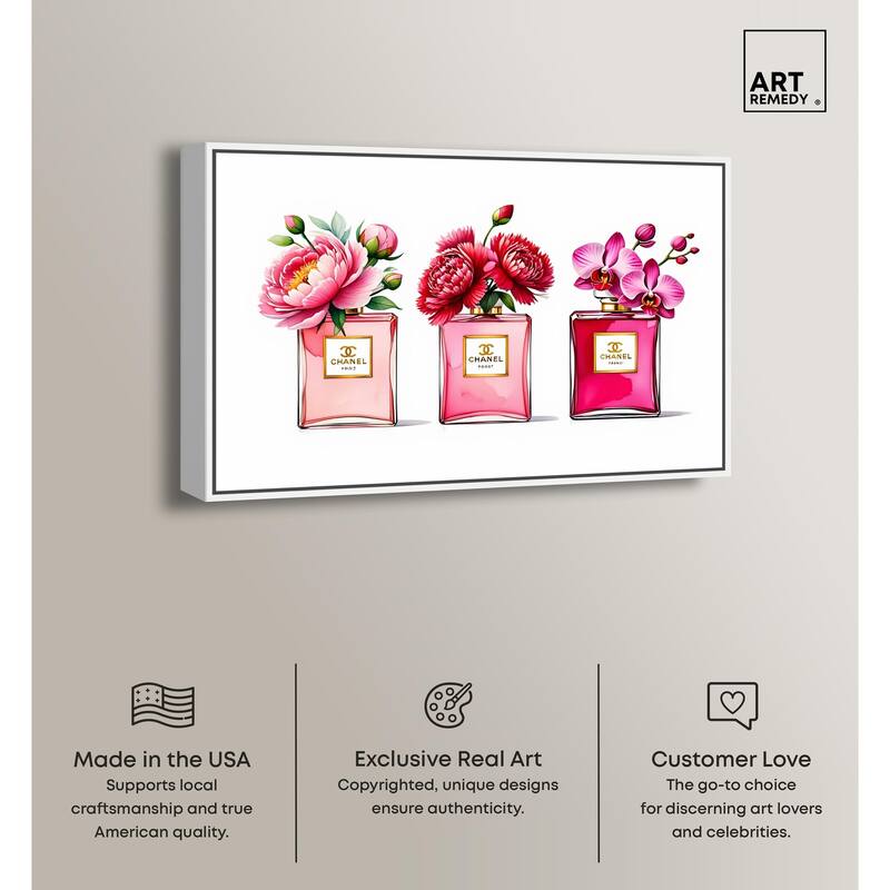 Fragrant Florals Canvas by Art Remedy