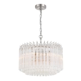 Lofton 5 Light Polished Nickel Chandelier