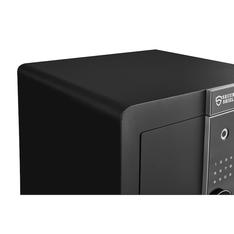 Safe Box with Biometric Recognition, Built-in Removable And Flexible Compartment Partition, Electronic Password Lock