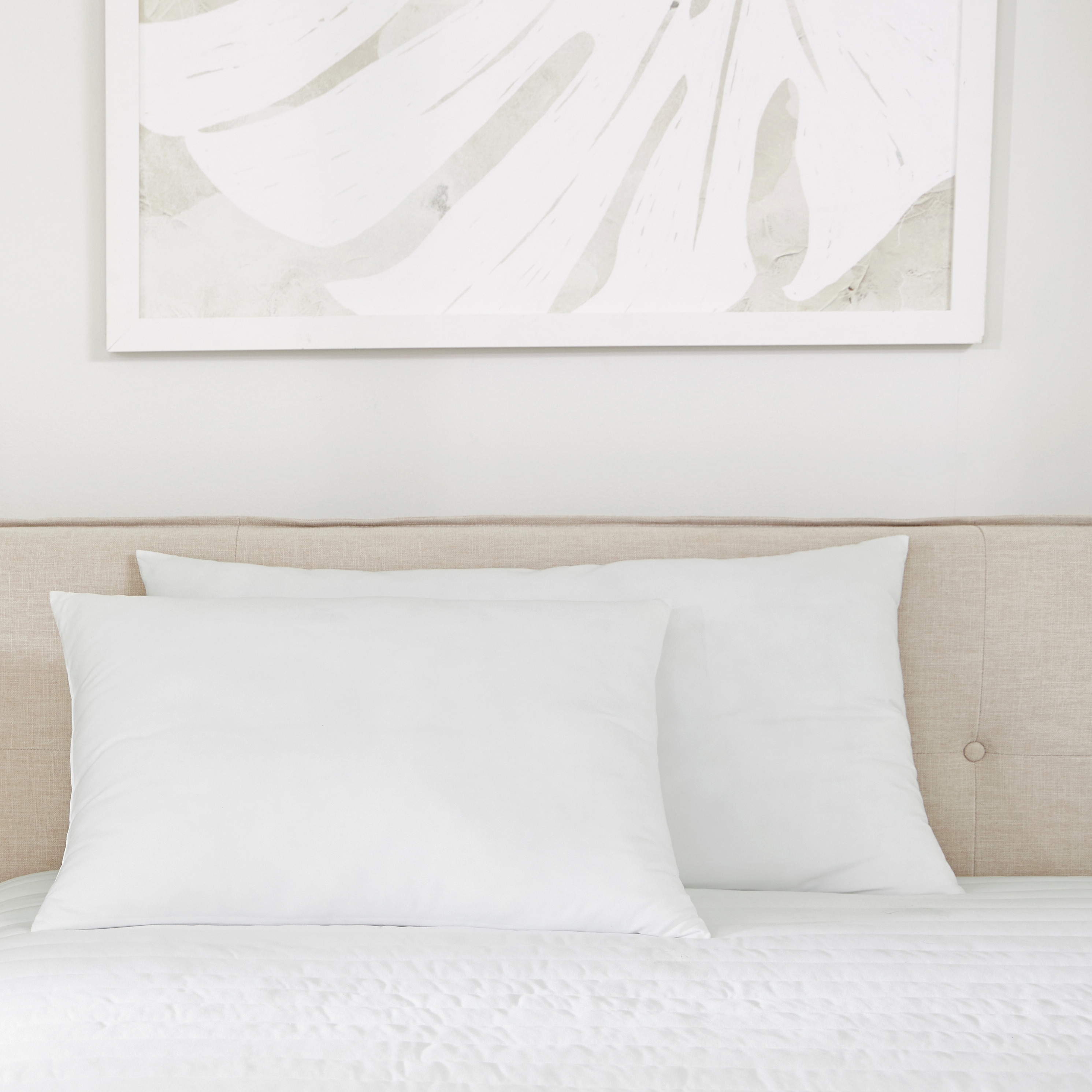 Becky Cameron 2-Pack Plush Bed Pillows Set - White