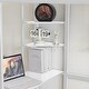 preview thumbnail 4 of 14, Twin Metal Loft Bed with Desk, Shelves, Ladders and Guardrails - Noise-Free
