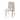 Clara Light Brown Wood Cream Seat Armless Dining Chair
