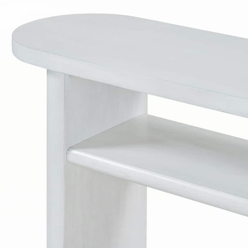 Elegant Minimalist Console Table(Antique White)