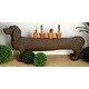 preview thumbnail 1 of 30, Polystone Farmhouse Garden Sculpture Dogs 25 x 55 x 10 - 55 x 10 x 25