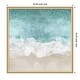 preview thumbnail 2 of 4, Ocean Waves I by Maggie Olsen Framed Mounted Canvas Wall Art Print