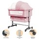 preview thumbnail 2 of 5, Baby Bassinet Bedside Sleeper Foldable Baby Bed to Bed - 35.00" * 23.00" * 50.00"
