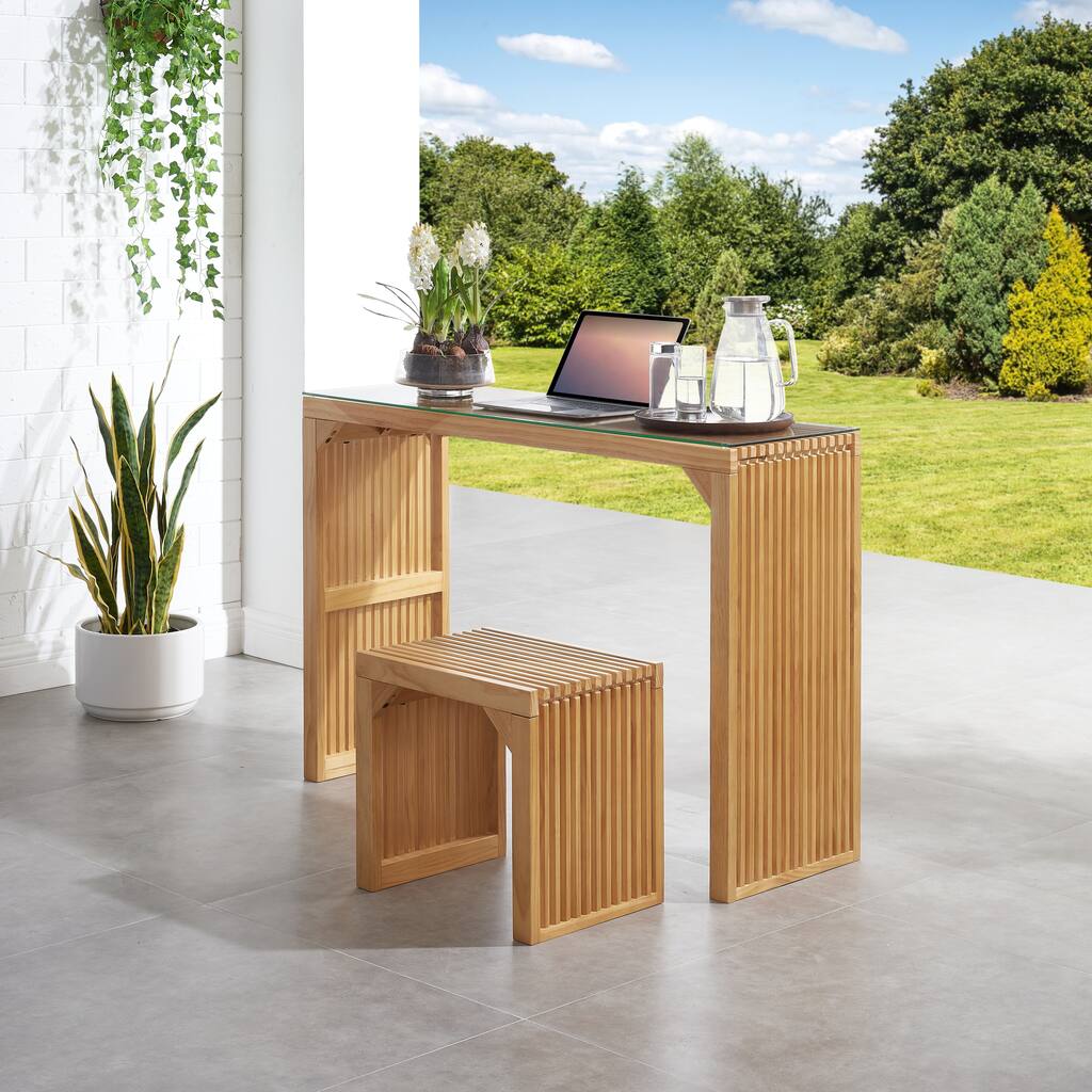 Wooden Dining Bench and Table Set for Entryway,Living Room,Kitchen and Bedroom