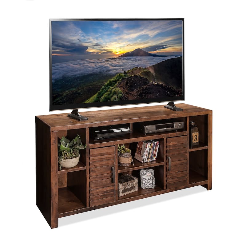 Bridgevine Home Sausalito 64 inch TV Stand for TVs up to 70 inches, No Assembly Required