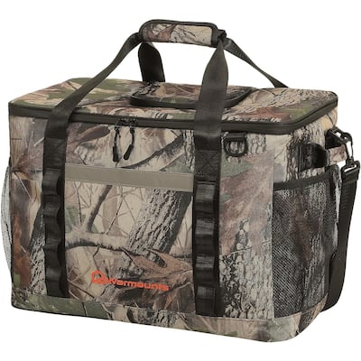 WARMOUNTS 75 Cans Insulated Leakproof Soft Cooler Bag with 2 Compartment for Camping Picnic