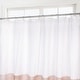 preview thumbnail 15 of 16, Crinkle Stripe Textured Shower Curtain