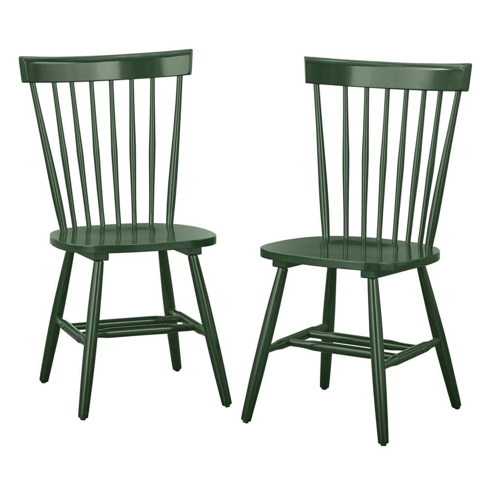 Simple Living Venice Solid Wood Spindle Dining Chairs (Set of 2)