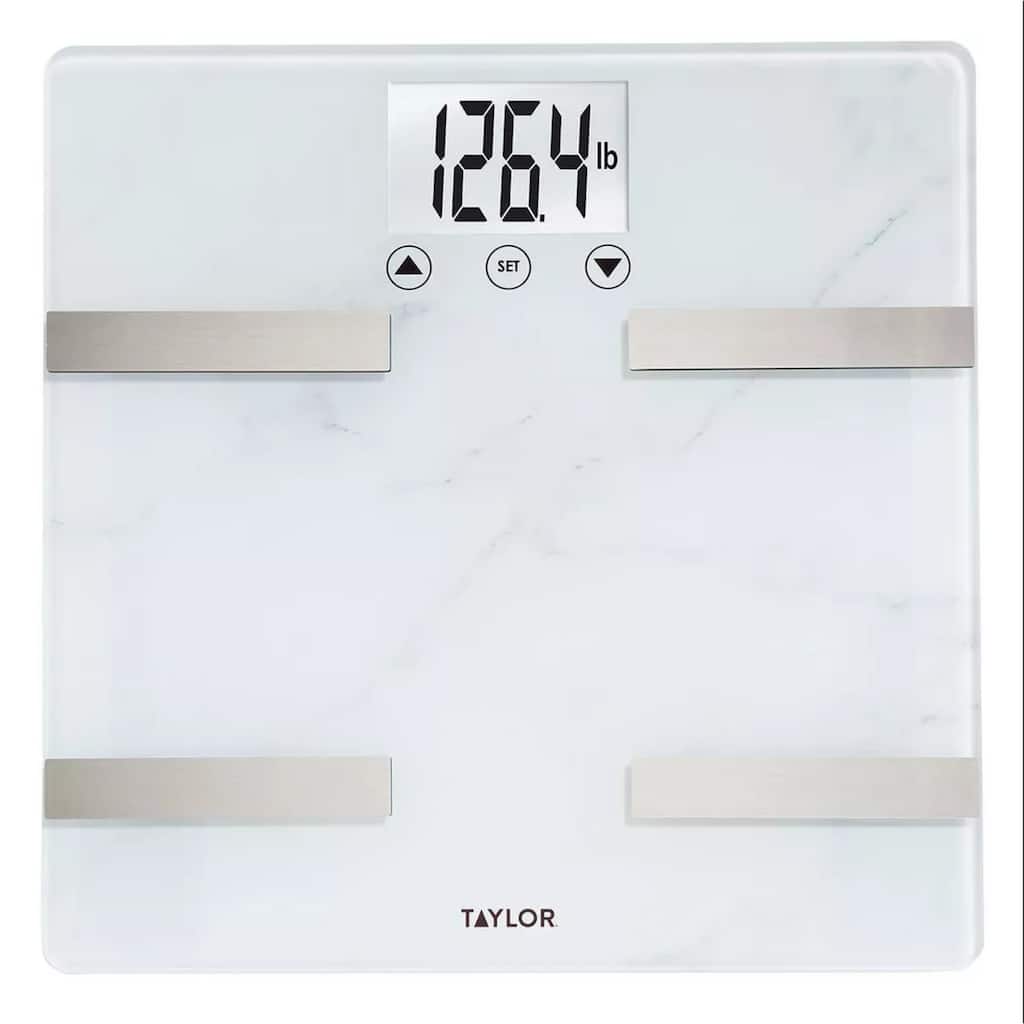 Taylor Digital Glass Marble Design Body Composition Scale