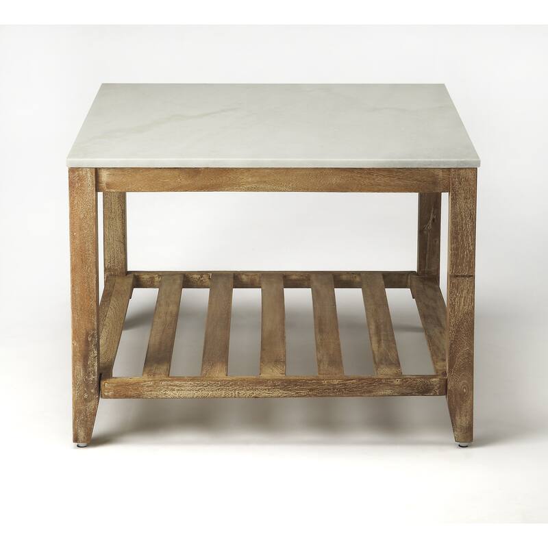 Handmade Brayden Marble Bunching Coffee Table (India)