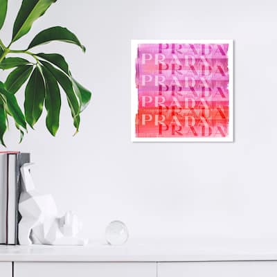 Wynwood Studio Prints Fashion and Glam Sugar Pop Purple and Magenta Glam Wall Art Canvas Print