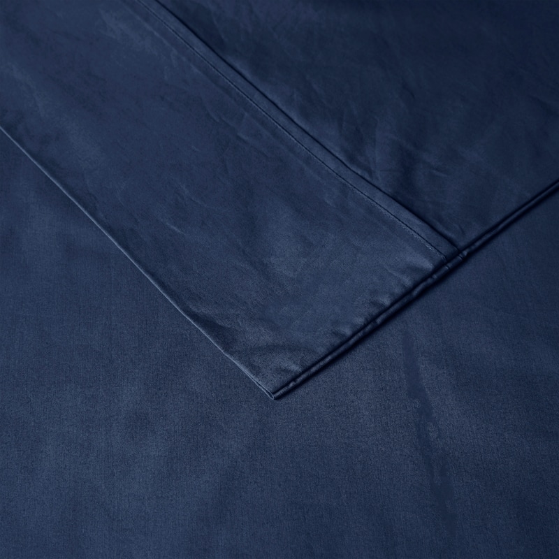 Madison Park 200 Thread Count Relaxed Cotton Percale Sheet Set