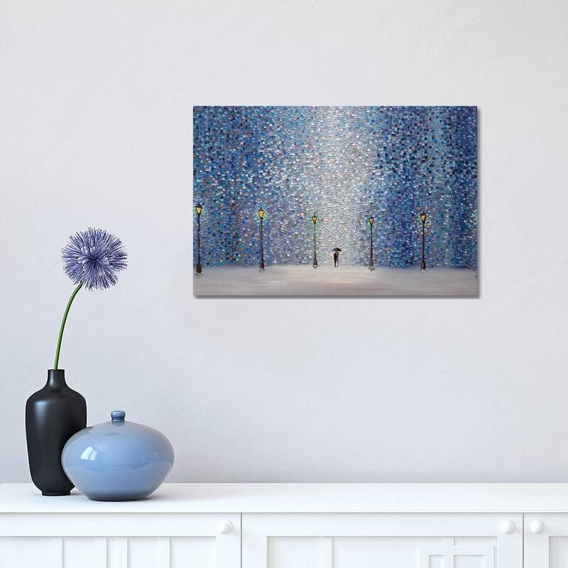 iCanvas "Kiss Under The Rain" by Ekaterina Ermilkina Canvas Print - 12x18x1.5