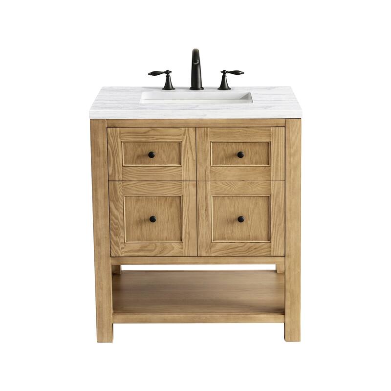 James Martin Vanities Breckenridge 30" Single Vanity, Light Natural Oak