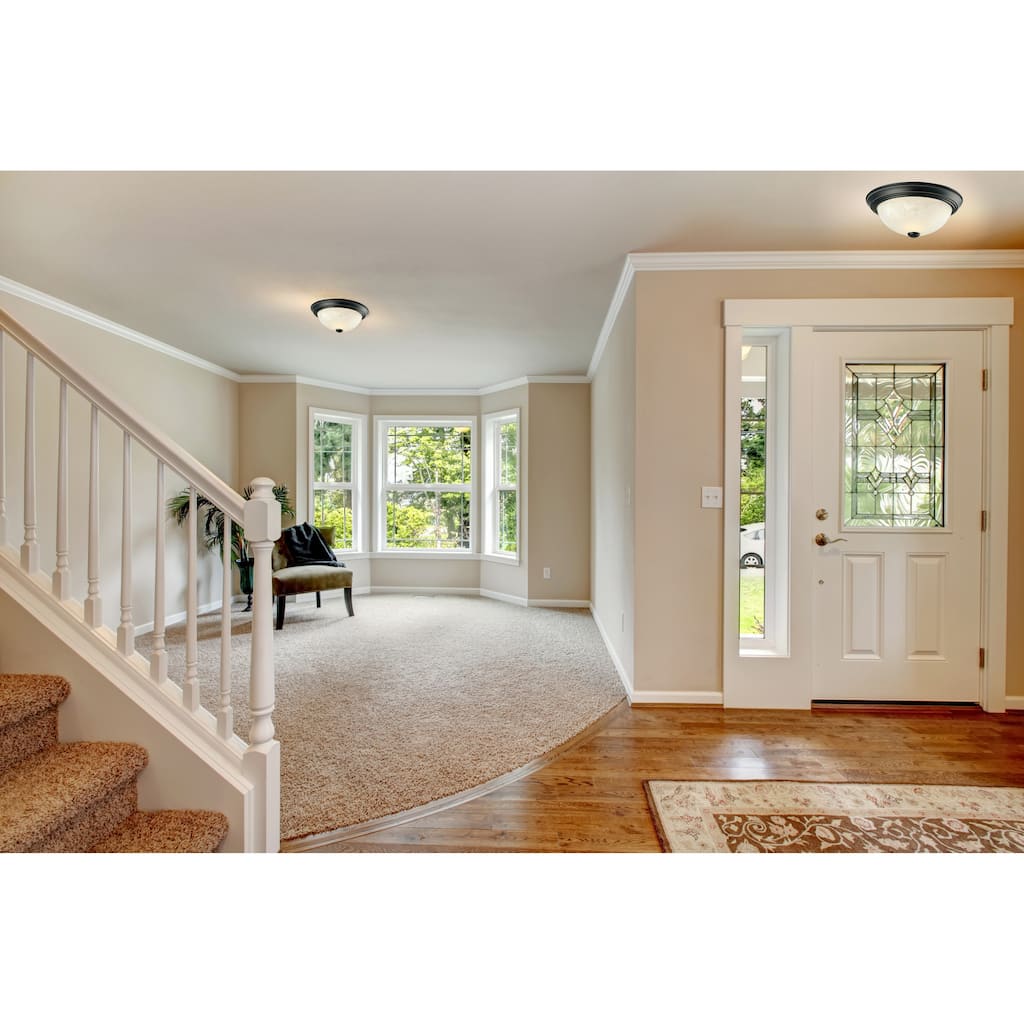 Design House Traditional 2 Pack 2-Light Indoor Dimmable Ceiling Light - Oil Rubbed Bronze - Oil Rubbed Bronze