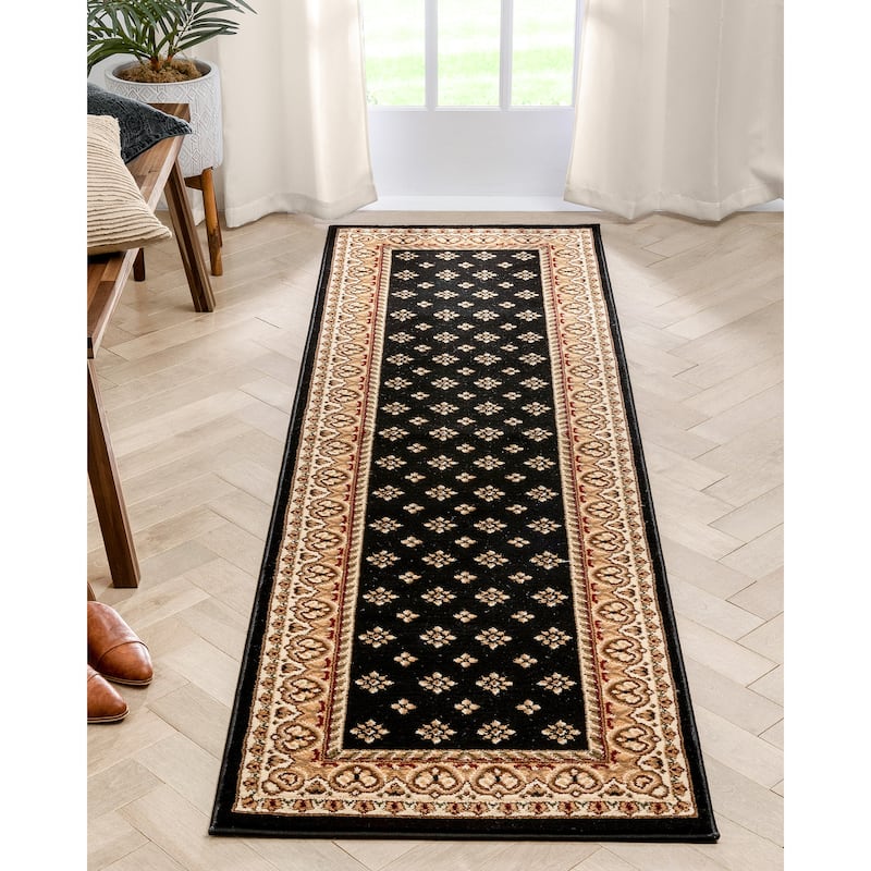 Well Woven Barclay Hudson Terrace Fleur De Lis Traditional Area Rug